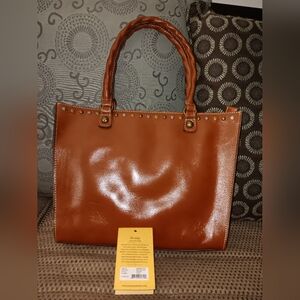 Patricia Nash Brown Tote Bag